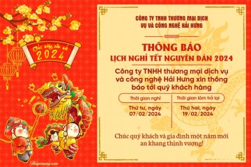 Thông báo lịch nghỉ Tết Nguyên Đán 2024