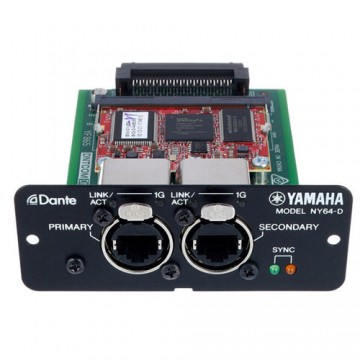 Card mở rộng I / O Yamaha NY64-D Dante cho TF Rack