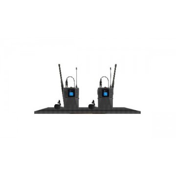 Bộ micro kẹp áo không dây Bost Audio UF9620B, 1 kéo 2