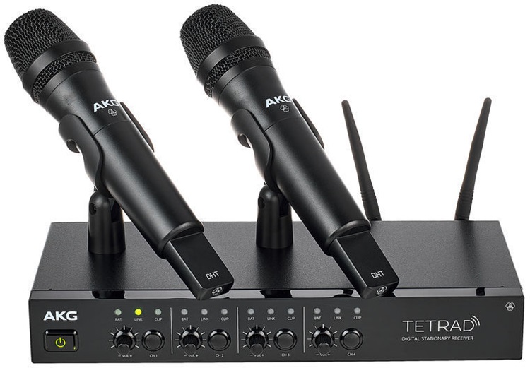 Bộ thu và micro không dây kỹ thuật số AKG DMS Tetrad Vocal Set P5