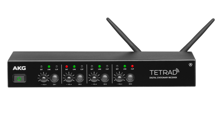 Bộ thu và micro không dây kỹ thuật số AKG DMS Tetrad Vocal Set P5