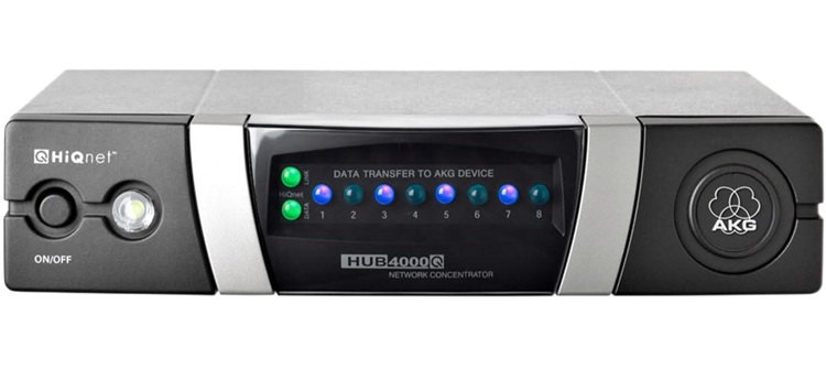 Giao diện Ethernet AKG HUB 4000 Q HiQnet