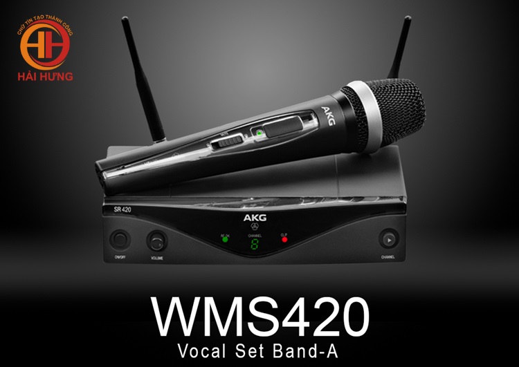 Bộ micro cầm tay không dây AKG WMS420 Vocal Set dành cho giọng hát