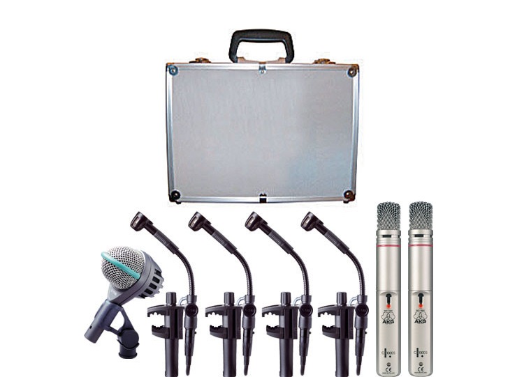 Bộ micro hoàn chỉnh để thu âm trống và bộ gõ