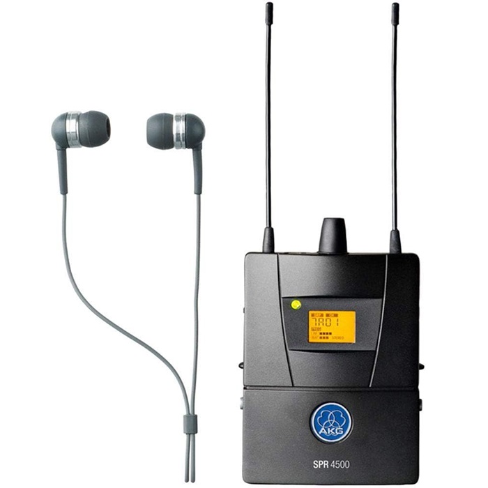 Bộ thu tín hiệu không dây đeo thắt lưng AKG SPR4500 IEM (tai nghe đi kèm)