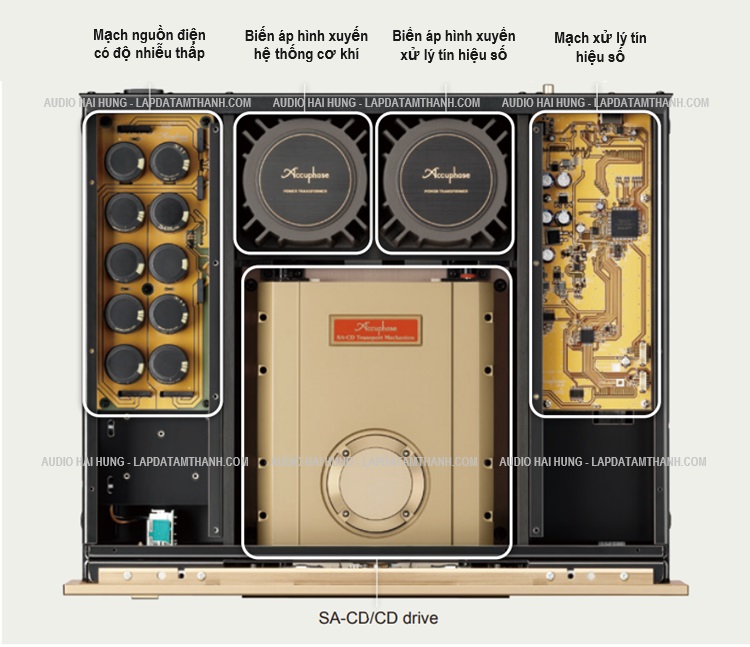 Đầu đọc đĩa SA-CD Accuphase DP-1000 Precision