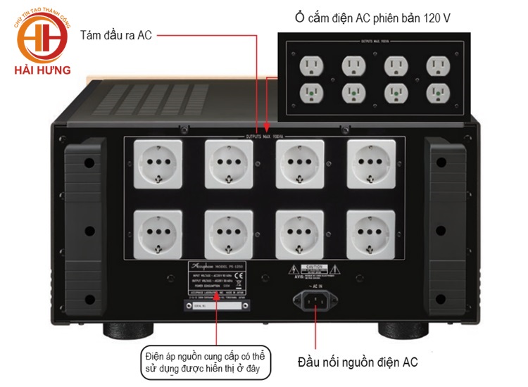 Bộ lọc nguồn Accuphase PS-1250