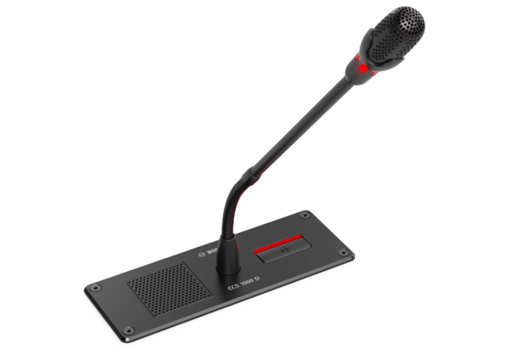 Thiết bị thảo luận gắn âm bàn với micro cần ngắn Bosch CCSD-FDS