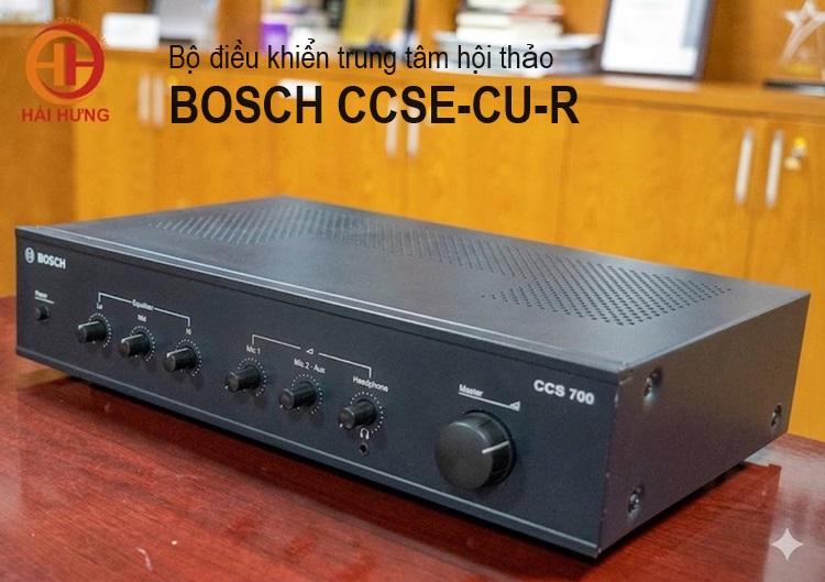 Bộ điều khiển trung tâm hội thảo Bosch CCSE-CU-R thuộc hệ CCS-700