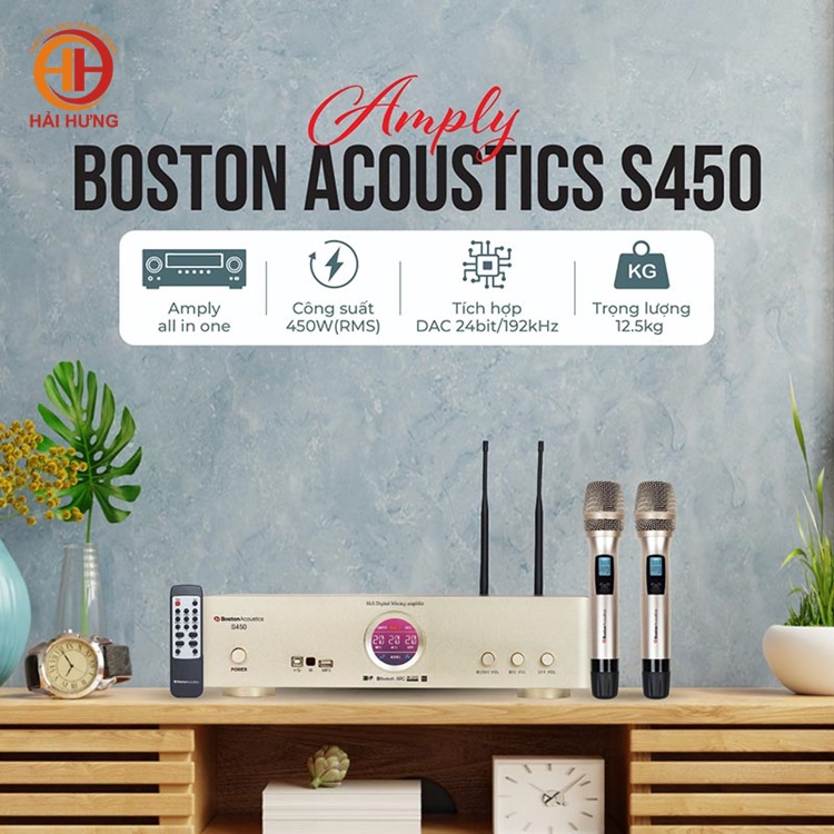 Thiết bị ampli toàn năng Boston Acoustics S450