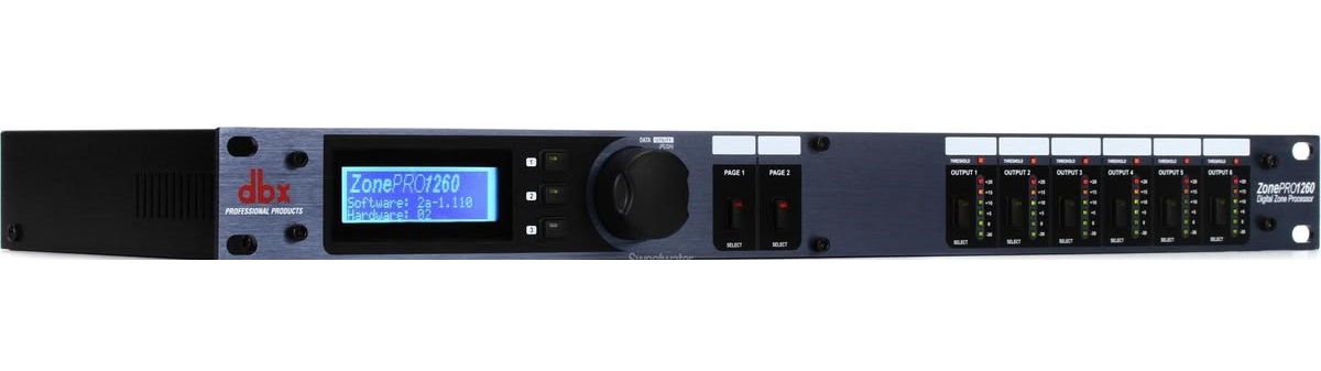 Bộ xử lý vùng kỹ thuật số DBX ZonePRO 1260