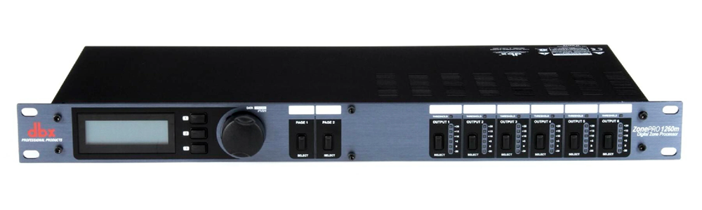 Bộ xử lý âm thanh vùng kỹ thuật số DBX ZonePRO 1260M 12x6