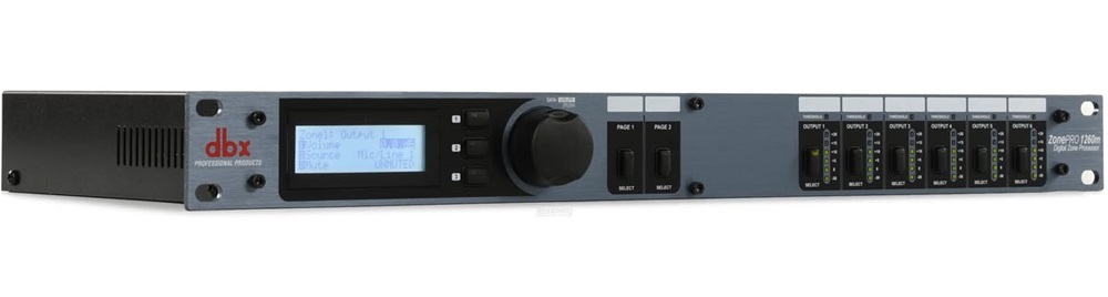 Bộ xử lý âm thanh vùng kỹ thuật số DBX ZonePRO 1260M 12x6