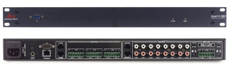 Bộ xử lý âm thanh vùng kỹ thuật số DBX ZonePRO 1261