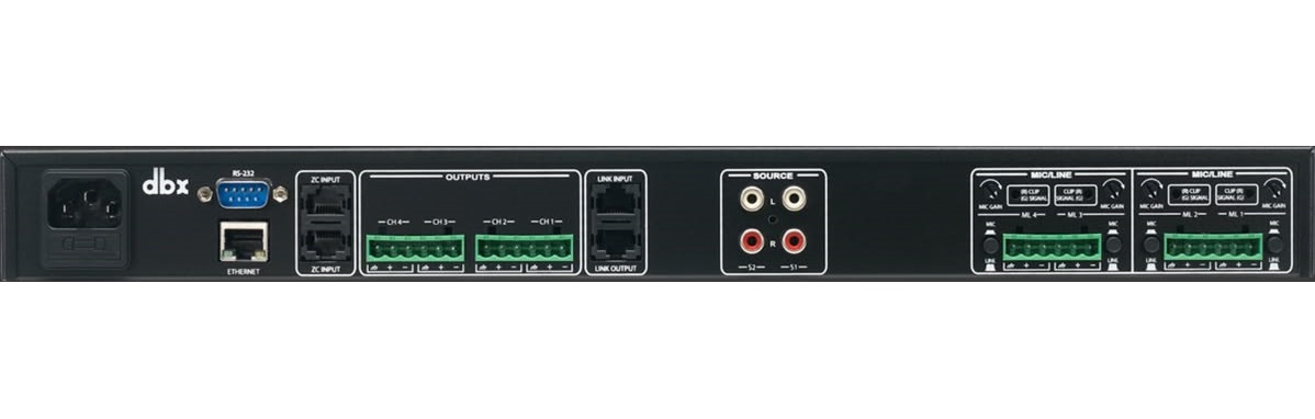 Bộ xử lý vùng kỹ thuật số DBX ZonePro 640M