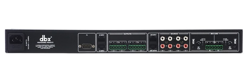 Bộ xử lý âm thanh vùng kỹ thuật số DBX ZonePro 641
