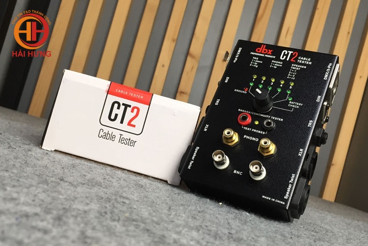 Máy kiểm tra cáp âm thanh DBX CT-2