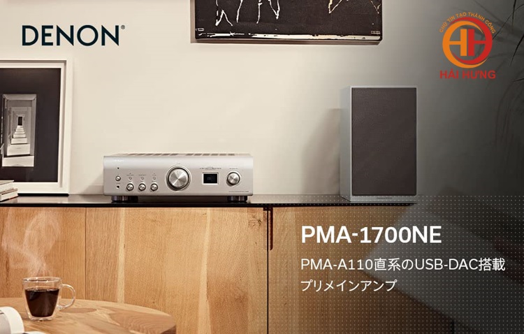PMA-1700NE dễ dàng phối ghép với nhiều loại loa với trở kháng khác nhau