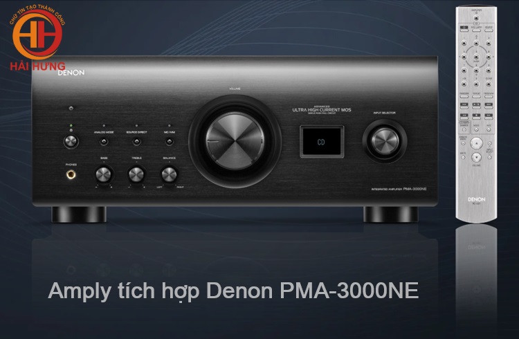Amply tích hợp Denon PMA-3000NE phiên bản màu đen