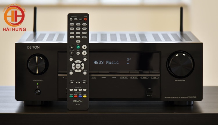 Ngoài điều khiển từ xa, AVR-X1700H còn hỗ trợ trợ lý giong nói từ nhiều ứng dụng khác nhau