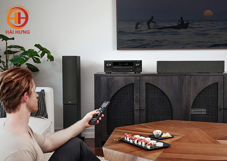Bộ khuếch đại 7 kênh mạnh mẽ, cung cấp trải nghiệm âm thanh Denon kinh điển và sống động