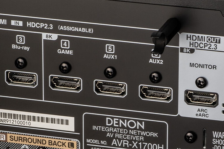 Ba đầu vào 8K hỗ trợ các thông số kỹ thuật HDMI mới nhất