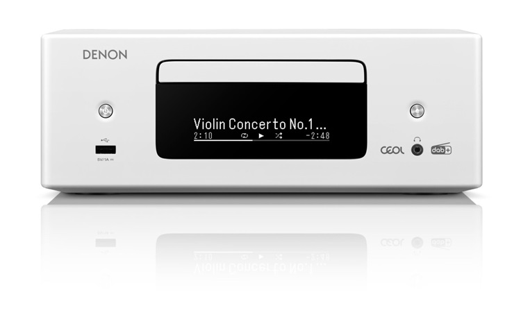 Đầu thu âm thanh Stereo Denon RCDN12DABWTE2