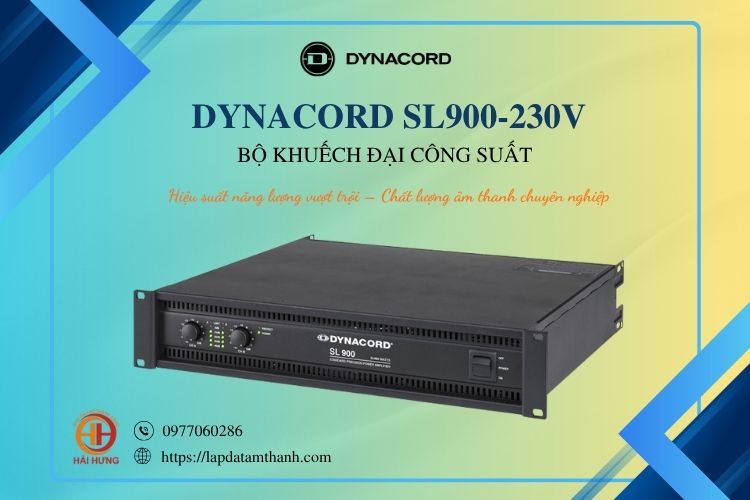 Amply công suất DYNACORD SL-900-230V