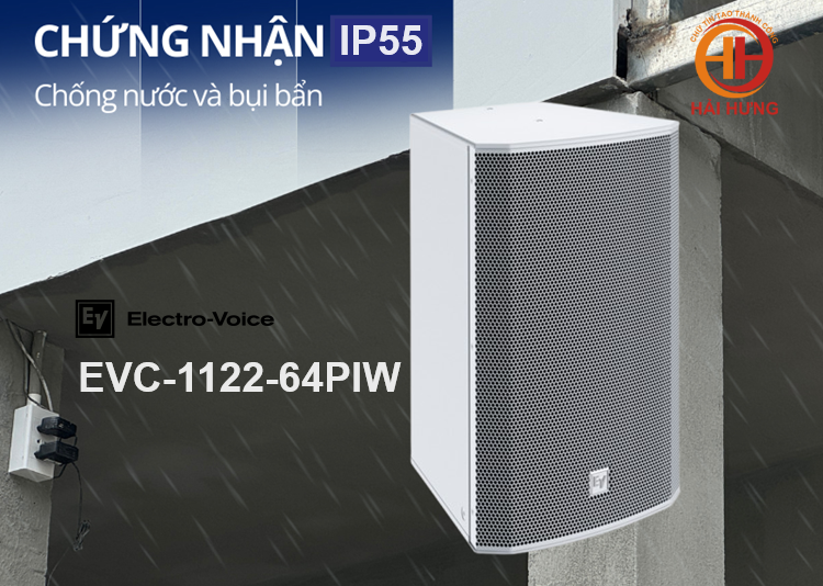 Loa có khả năng chống chịu thời tiết ấn tượng, theo tiêu chuẩn IP55