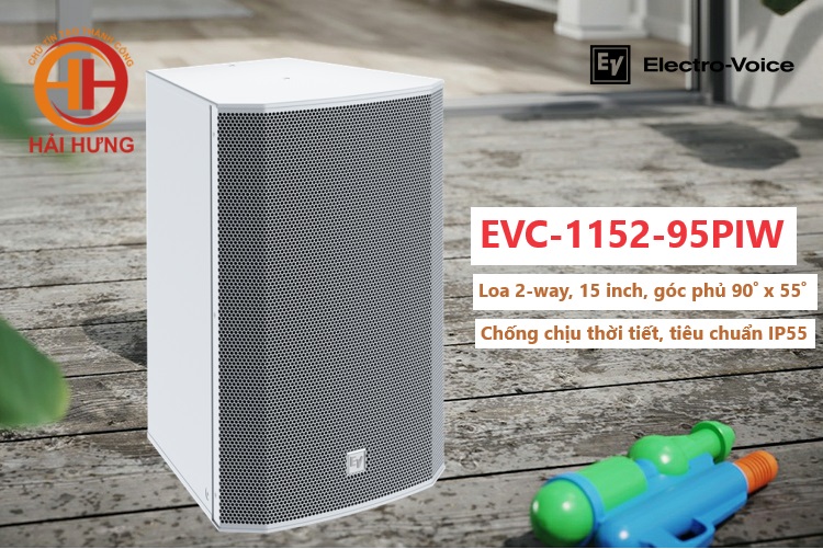 Loa có thể lắp đặt ở những khu vực ngoài trời, nơi có độ ẩm cao