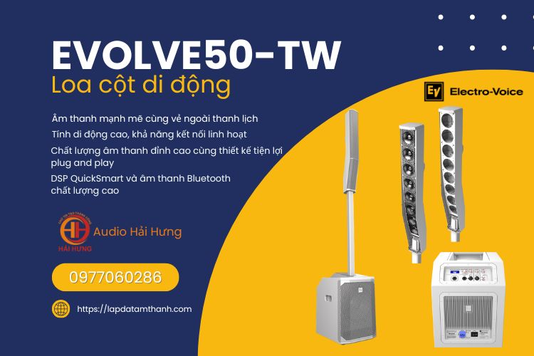 Loa cột di động Electro Voice EVOLVE50-TW