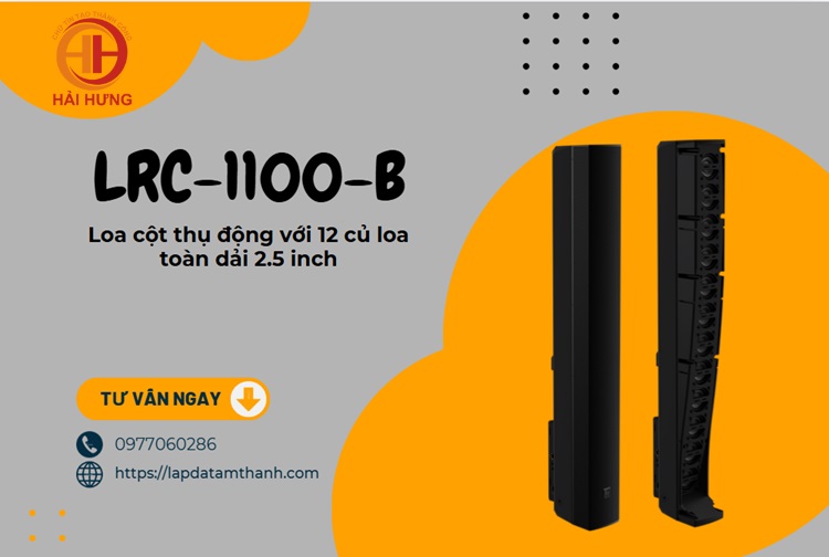 Loa cột Electro-Voice LRC-1100-B màu đen