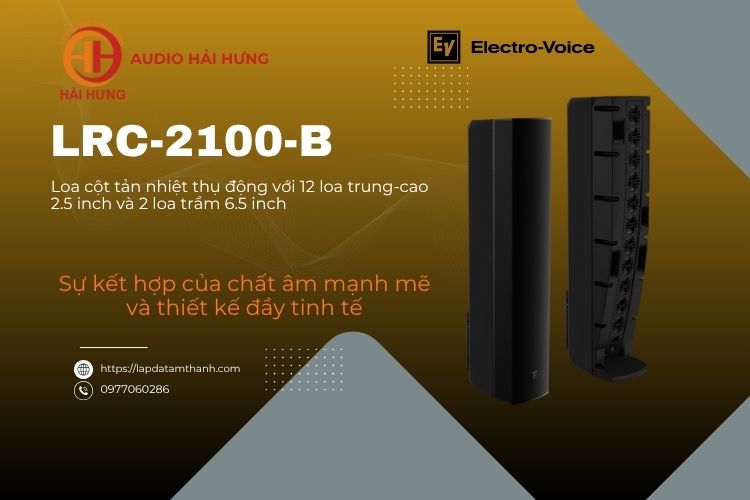 Loa cột 2-way Electro Voice LRC-2100-B – Màu đen
