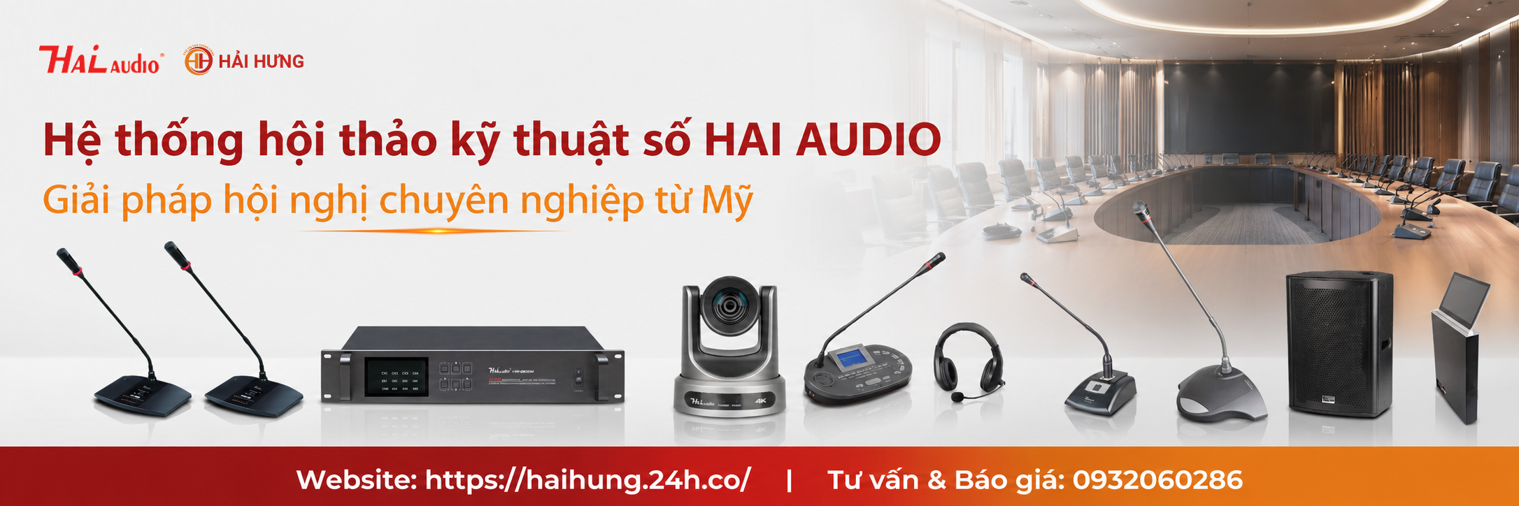 hệ thống hội thảo HAI AUDIO