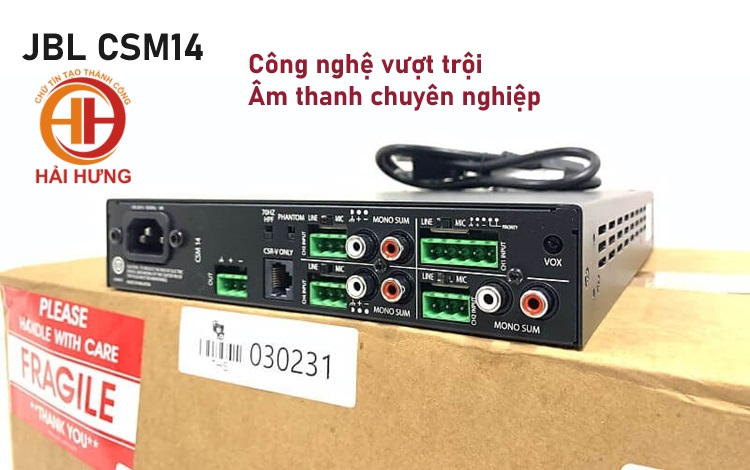 CSM 14 sở hữu công nghệ tiên tiến từ Harman mang tới chất lượng âm thanh vượt trội