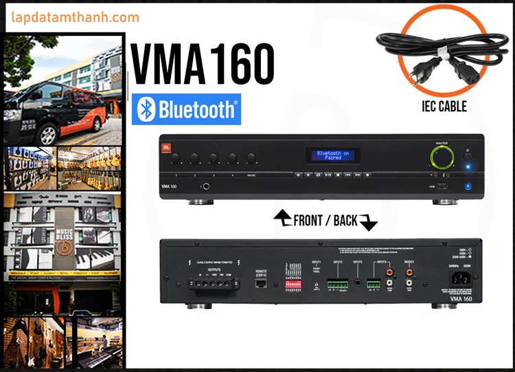 Bộ trộn khuếch đại VMA160 đáp ứng cho nhiều nhu cầu sử dụng khác nhau