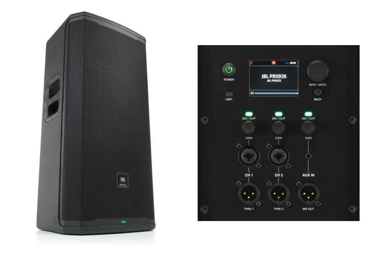 DSP toàn diện, có thể truy cập thông qua ứng dụng JBL Pro Connect và màn hình LCD