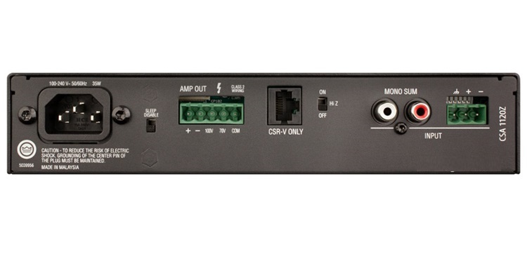 CSA 1120Z có thiết kế nhỏ gọn, mang lại khả năng khuếch đại âm thanh hiệu quả cao