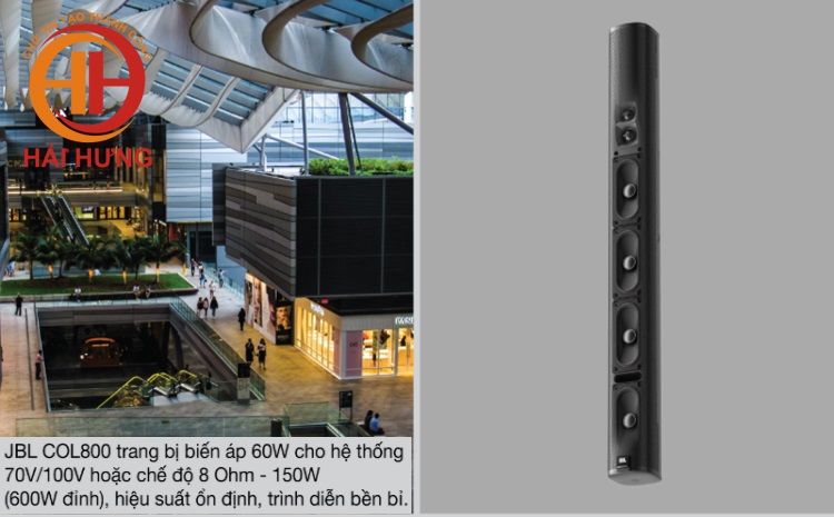 COL800-BK mang tới hiệu suất ổn định, bền bỉ với chất âm mạnh mẽ, rõ ràng