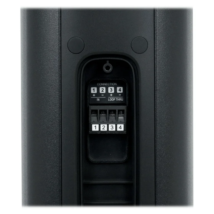 Các cổng kết nối mặt sau loa cột COL800-BK