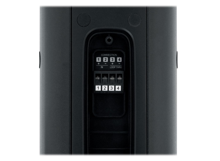 Các cổng kết nối mặt sau loa COL600