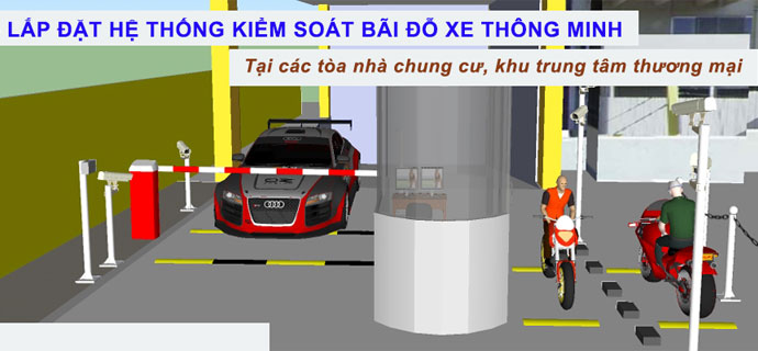 HẢI HƯNG - LẮP ĐẶT HỆ THỐNG KIỂM SOÁT CHO BÃI ĐÔ XE THÔNG MINH