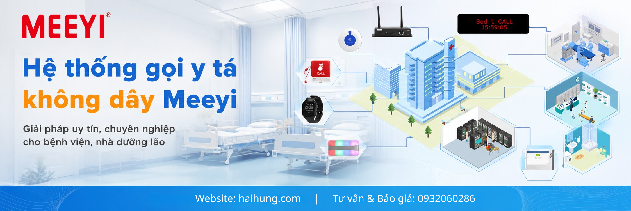 Hệ thống gọi y tá không dây Meeyi