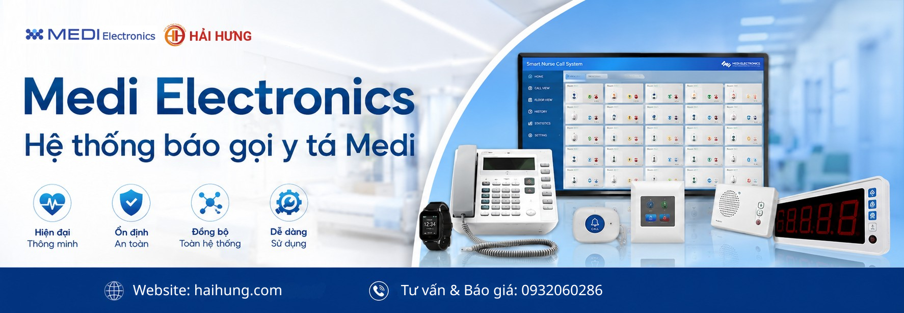 hệ thống báo gọi y tá Medi