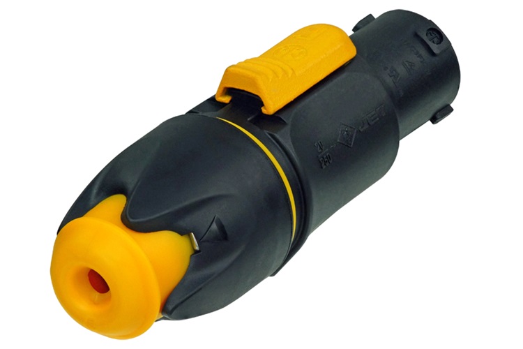 Đầu nối Neutrik NAC3FX-W, đầu nối cáp cái, có khóa