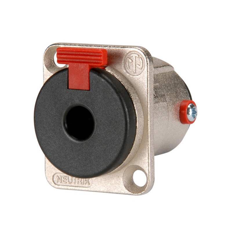 Đầu cắm Neutrik NJ3FP6C 1/4" có khóa, vỏ kim loại mạ niken