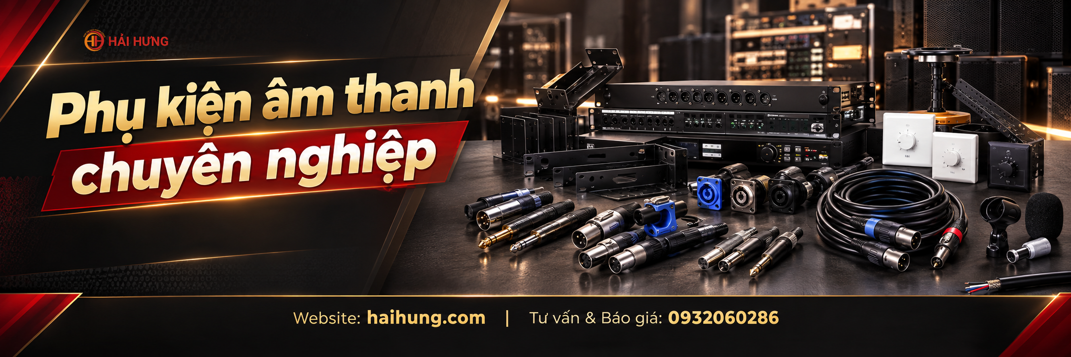 phụ kiện âm thanh chuyên nghiệp, chính hãng