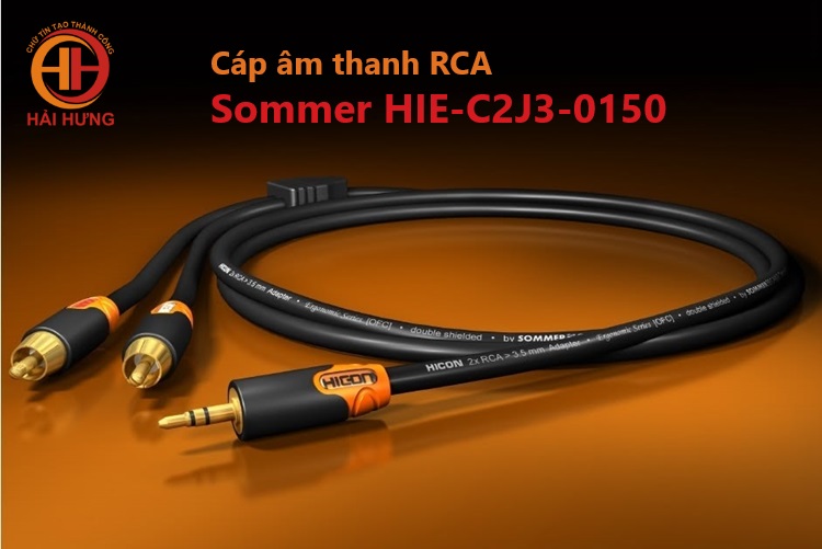 Cáp RCA Sommer Hicon HIE-C2J3-0150