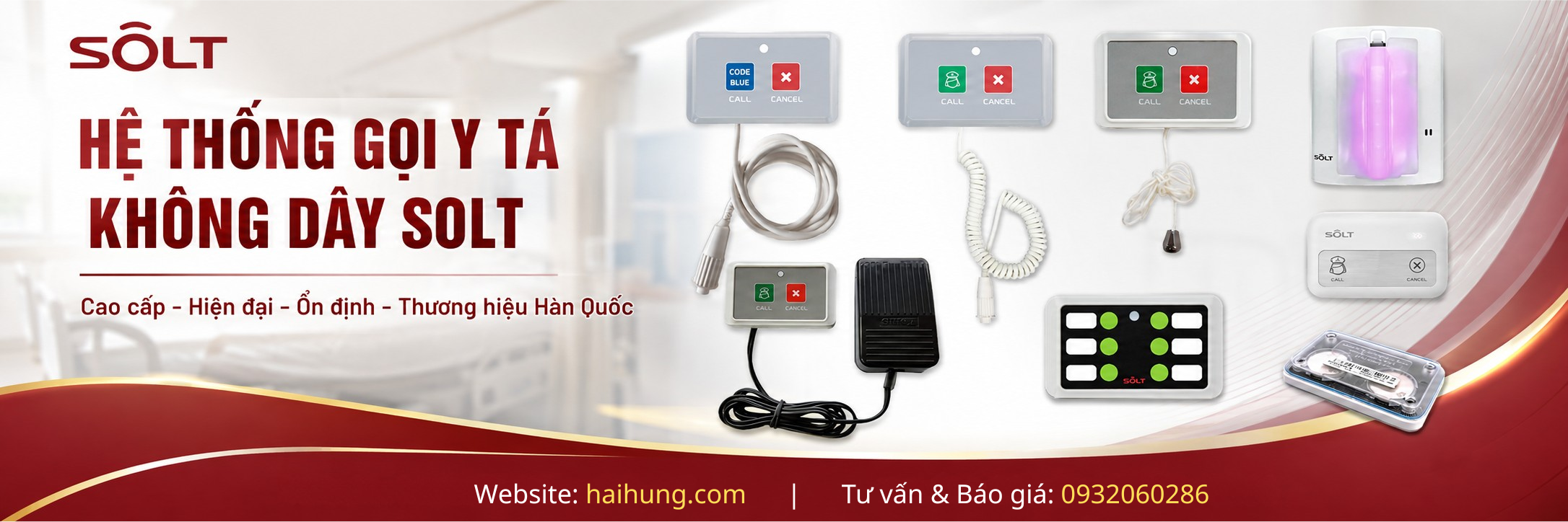 hệ thống gọi y tá không dây SOLT