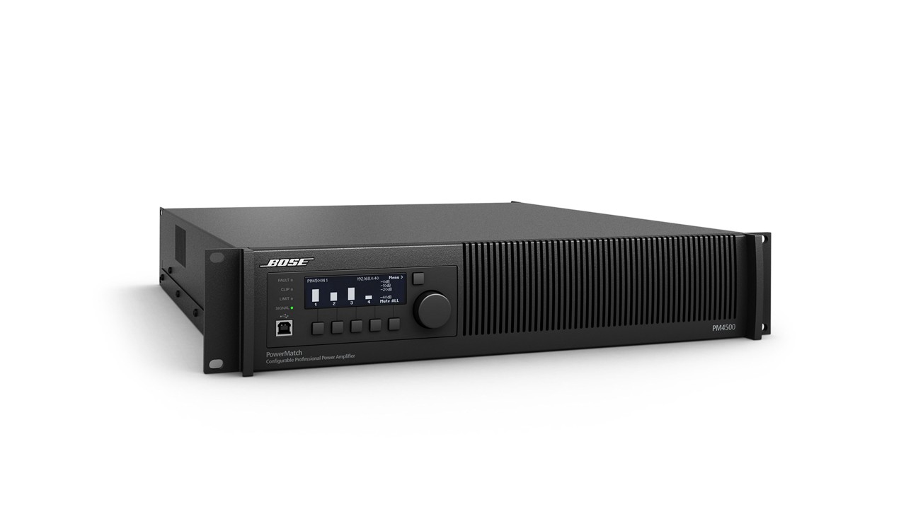 Bộ khuếch đại công suất PowerMatch PM4500N của Bose là một thiết bị mạnh mẽ và đáng tin cậy